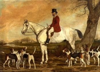 unknow artist Classical hunting fox, Equestrian and Beautiful Horses, 037. Sweden oil painting art